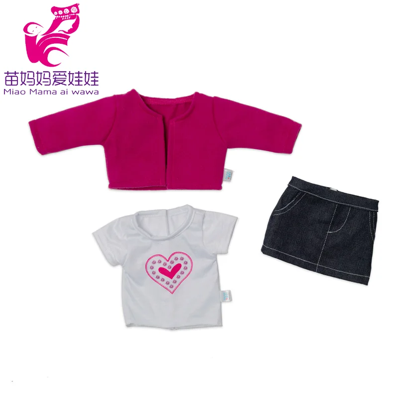 18 Inch American Og Girls Doll Clothes Coat Shirt Lace Skirt 43cm Baby Dolls Dress ChildrenToys Wear