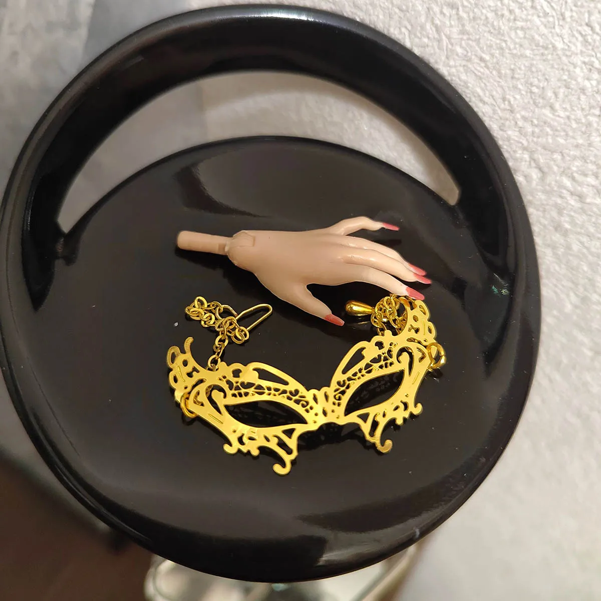 1/6 Supermodel Doll Jewellery Accessories Original Design Makeup Ball Cosplay Metal Eye Mask For 30cm Doll Dinner Party Dress Up