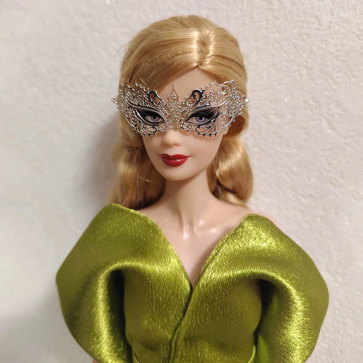 1/6 Supermodel Doll Jewellery Accessories Original Design Makeup Ball Cosplay Metal Eye Mask For 30cm Doll Dinner Party Dress Up
