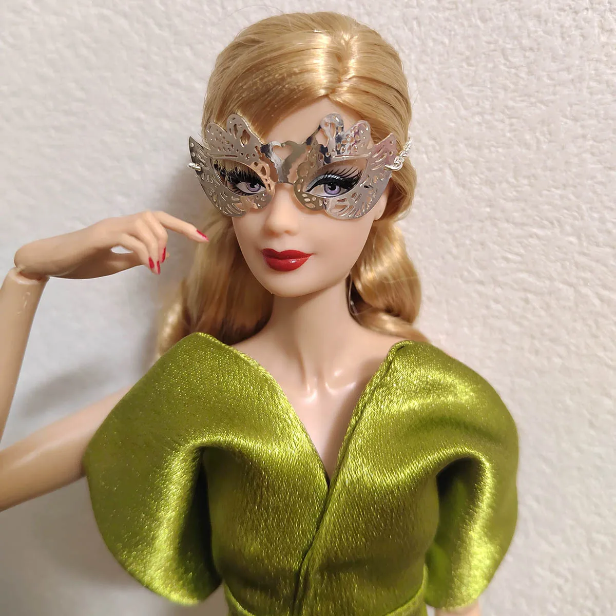 1/6 Supermodel Doll Jewellery Accessories Original Design Makeup Ball Cosplay Metal Eye Mask For 30cm Doll Dinner Party Dress Up