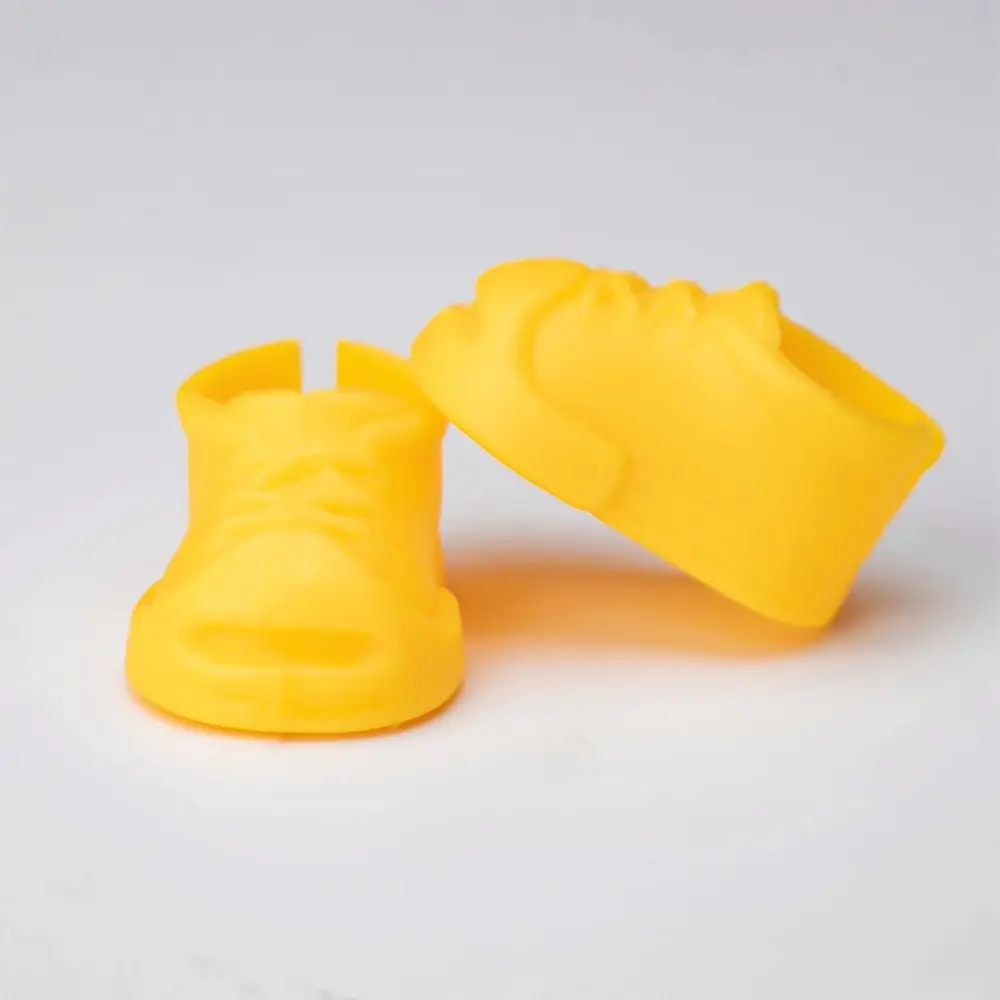 4CM Shoes For Labubu Accessories Multiple Styles Dressing Replacement Doll Shoes DIY Plastic Open Board Shoes Doll Toys