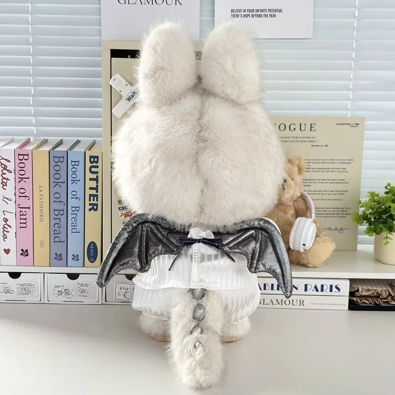 In Stock Zimomo the Leader Angel in Clouds Vinyl Doll LABUBU Cloth Dolls Clothes 58cm King'S Cloak Diamond Set Overalls Gift