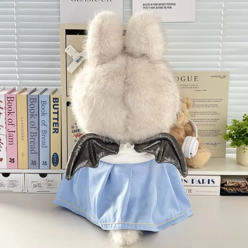 In Stock Zimomo the Leader Angel in Clouds Vinyl Doll LABUBU Cloth Dolls Clothes 58cm King'S Cloak Diamond Set Overalls Gift