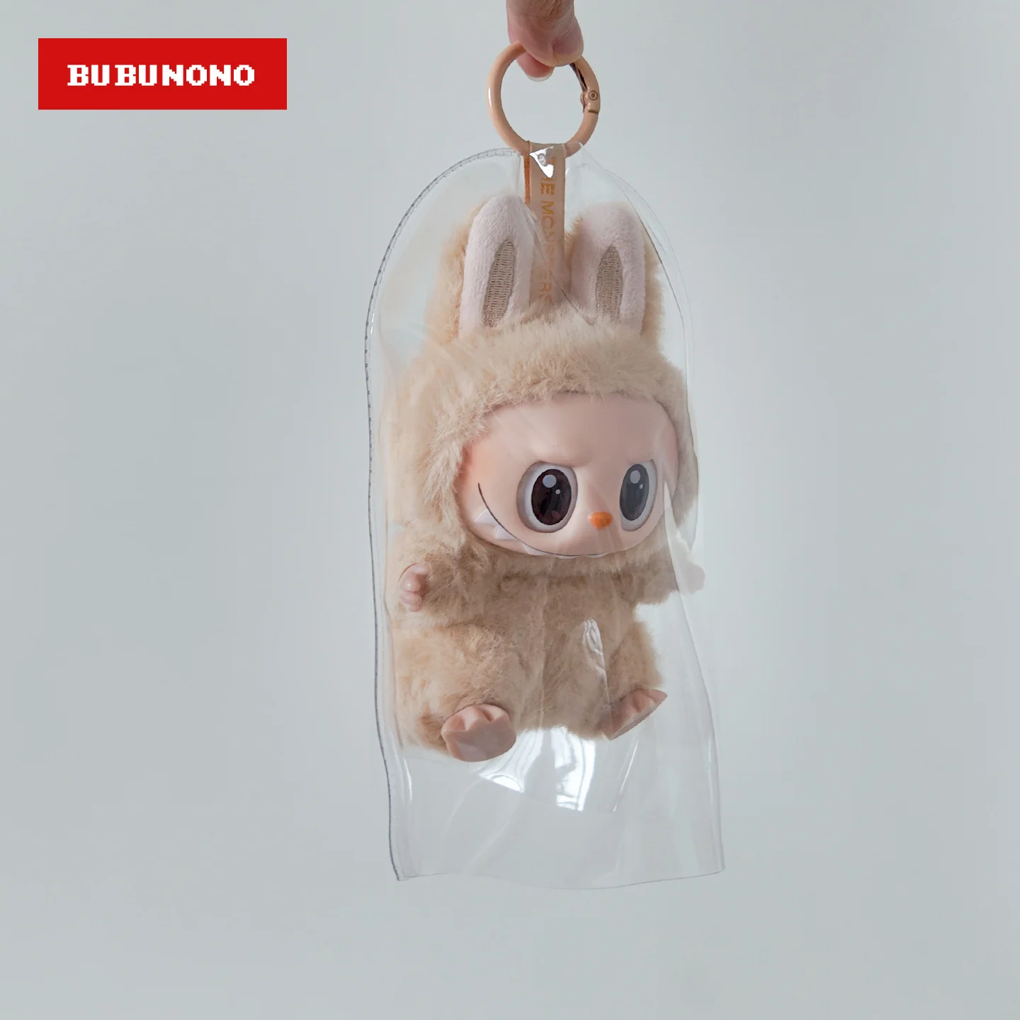 1.0 2.0 3.0 Gen Labubu Vinyl Figure Clear HD Rain Cover Sitting Party Protection Case Dustproof Display Case Accessory No Doll