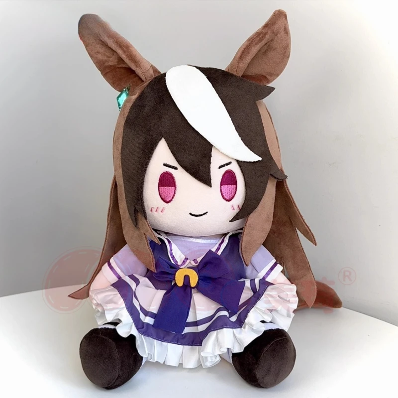 30cm Anime Attributes Tokai Teio Symboli Rudolf Kawaii Cosplay Cotton Doll Body Cartoon DIY Soft Plushies Toy Figures Fans Gift