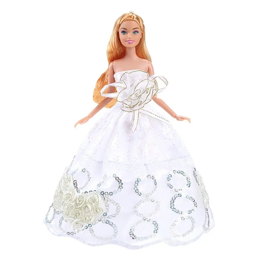 2024 Newest Doll Wedding Dress Fashion Casual Wear Girl Costume Clothes Handmade DIY Girl Gift 30cm Doll