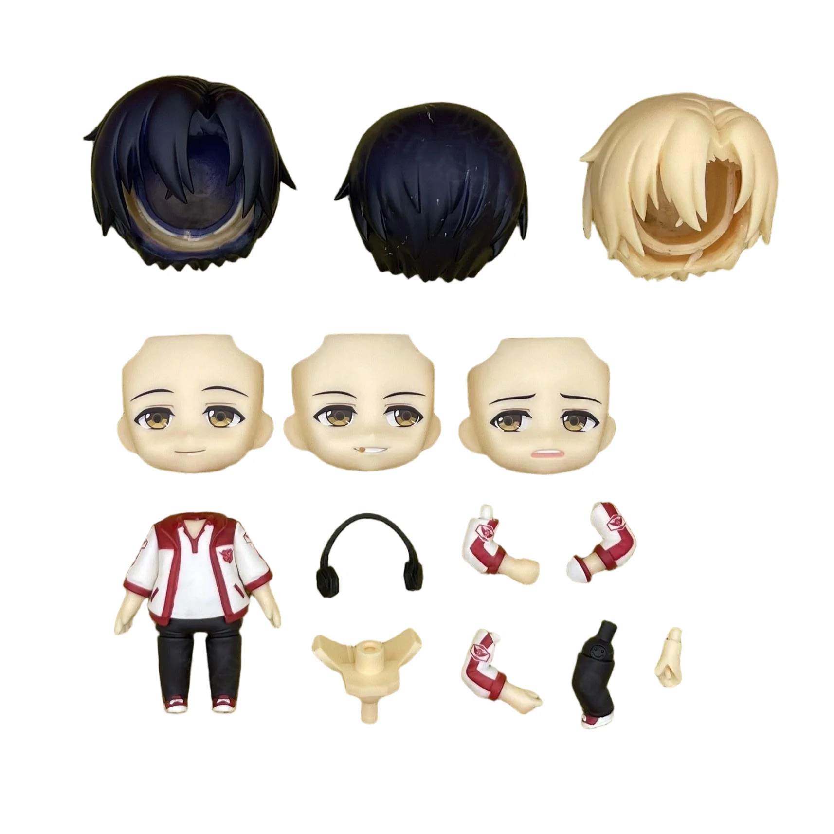 GSC Clay Man Face doll face hair doll accessories