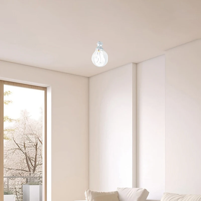 1:87 Scale Model Warm White LED Street Lamp Posts, Dollhouse Ceiling Decor; Miniature Wall Lighting