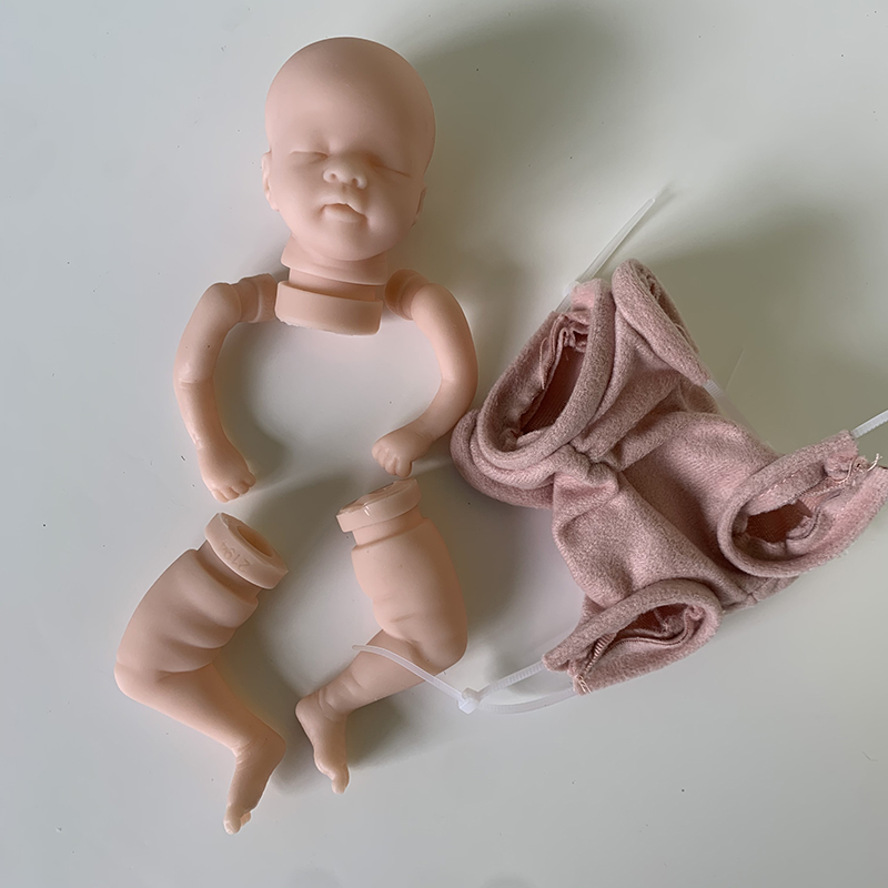 8inch Mia Reborn Mini Baby Doll Kit Unfinished Unpainted Blank Doll Parts Give Your Birthday Christmas Gift Collectibles