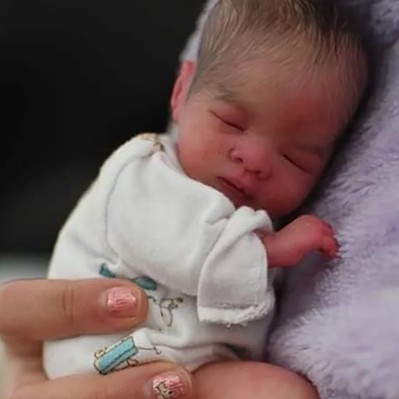 8inch Mia Reborn Mini Baby Doll Kit Unfinished Unpainted Blank Doll Parts Give Your Birthday Christmas Gift Collectibles