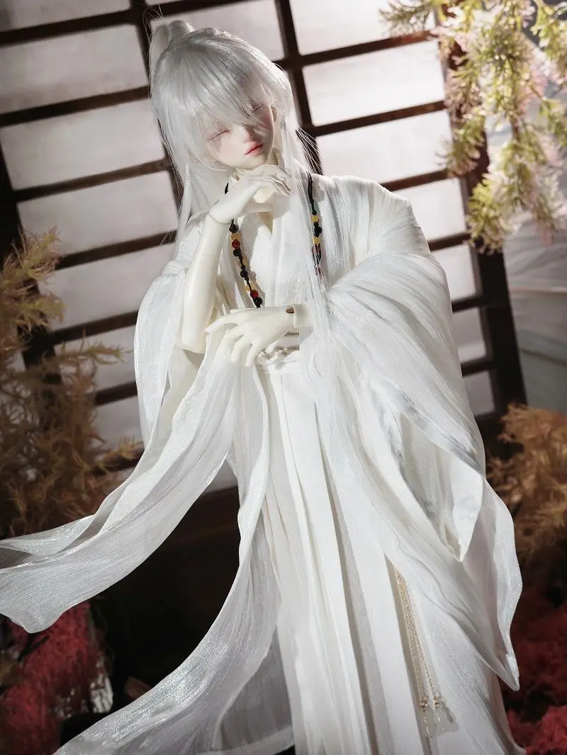 New 1/4 Doll's Clothes Suit for 45cm Bjd Doll Ancient China Hanfu Set Dress Up Toys Play House Gift Doll Accessories, No Doll