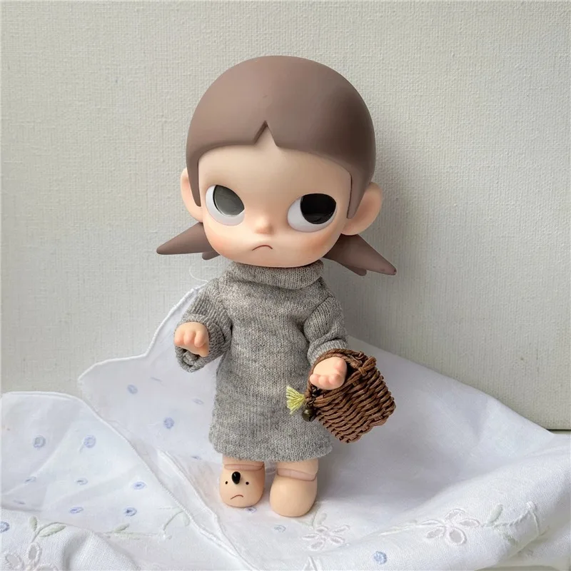 For Blythe Doll Clothing Turtleneck Sweater Jeans Set Pleated Dress Jk Skirt Outfit Clothes OB24 OB22 1/6 Long Leg HelloKitty