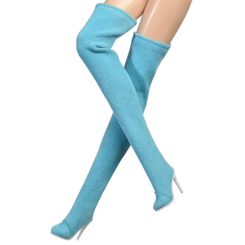 Doll Shoes Parts 1/6 Supermodel Doll Fashion Versatile Knee-High Boots Senior Sense Tassel Boots For FR2 Babi Royalty Obitsu