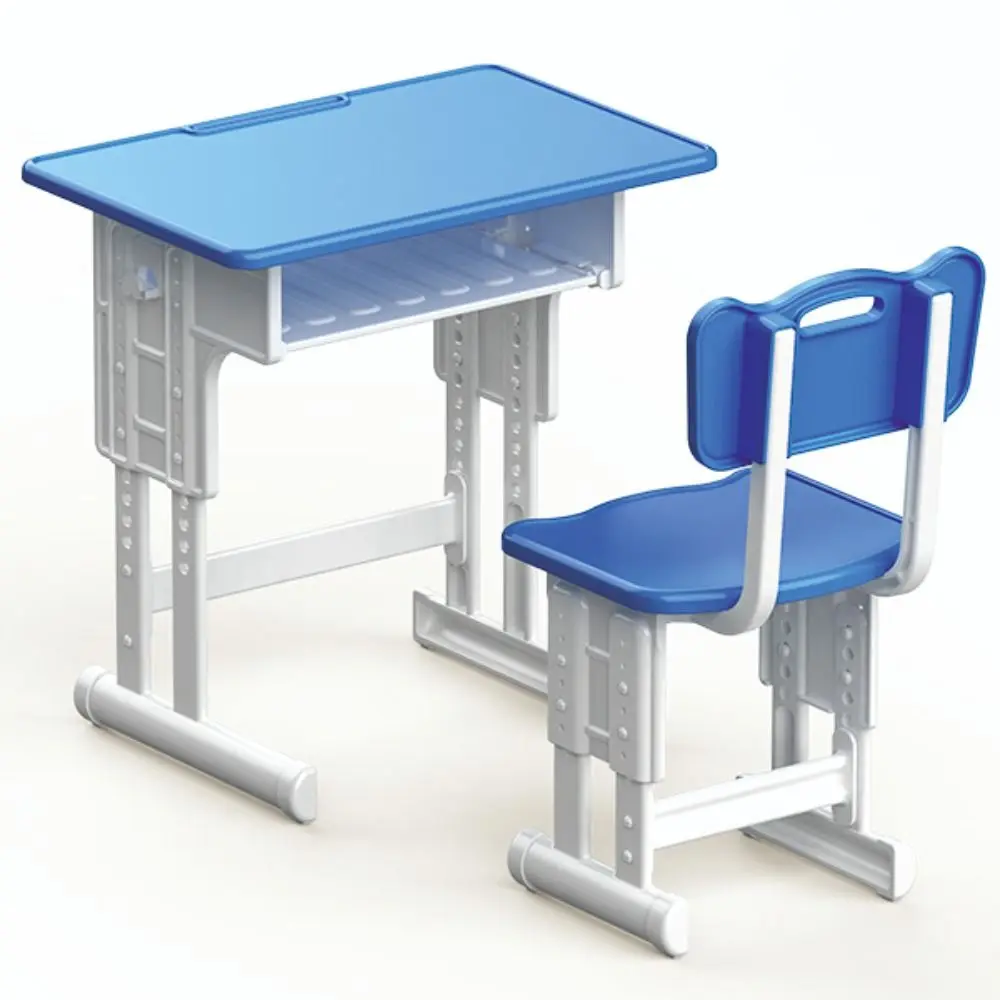 Simulated Dollhouse Desks Chairs Furniture Model Writing Study Miniature School Desks Classroom Decor Play House Desk Model Toy