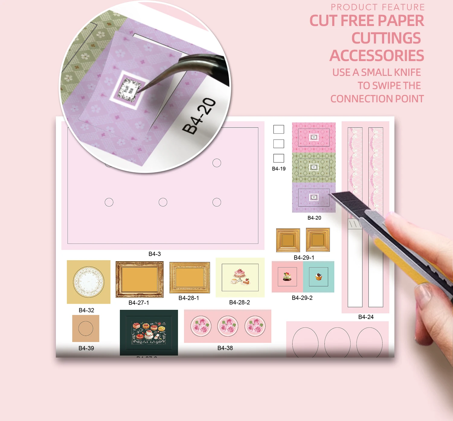 DIY Miniature Dollhouse Cake Shop 3D Wooden Puzzle Mini House Kit Handmade Mini Bakery Model Perfect Birthday Gift