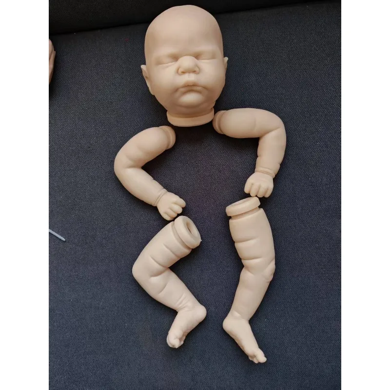 18Inch Unpainted Reborn Kit Romilly Unfinished Reborn Blank Doll Kits with Body Cloth