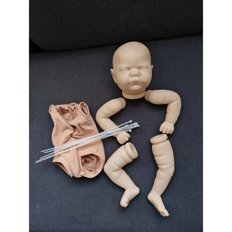 18Inch Unpainted Reborn Kit Romilly Unfinished Reborn Blank Doll Kits with Body Cloth