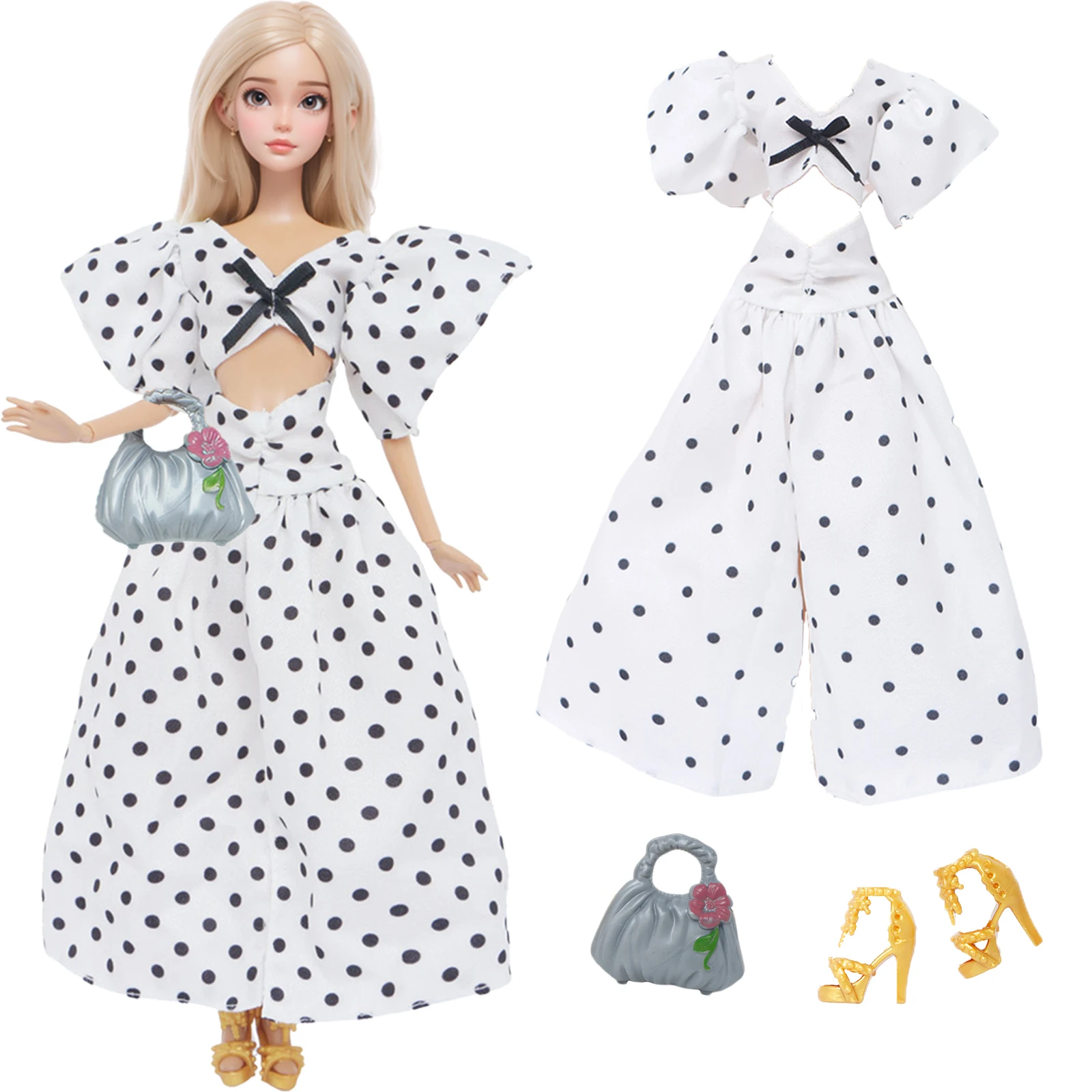 11.5'' Girl Doll Clothes with Accessories Sport Suit 30cm Dress Coat Blouse Pant Shoes Glasses Earphones Toy Accessories Gift