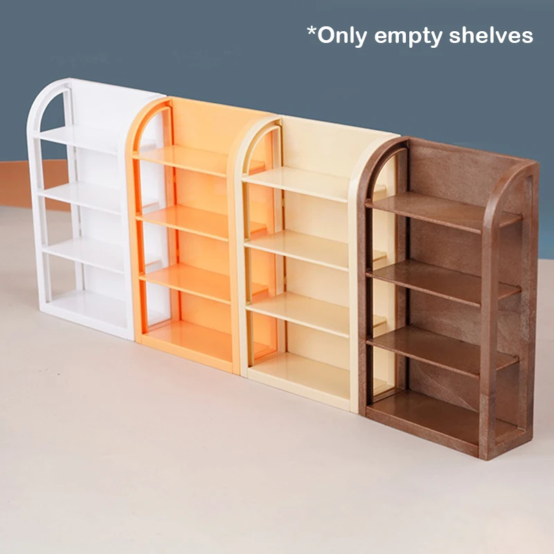 VP 1PC new 1:12 Dollhouse Miniature Supermarket Shelf Display Stand Storage Rack Scene Decor Toy Doll House Accessories