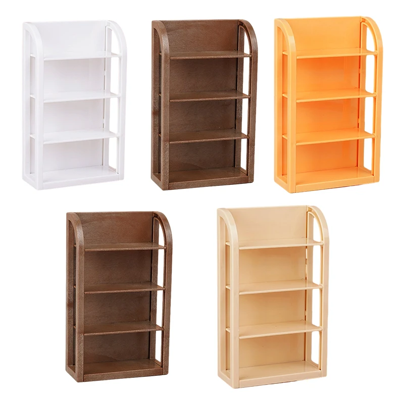 VP 1PC new 1:12 Dollhouse Miniature Supermarket Shelf Display Stand Storage Rack Scene Decor Toy Doll House Accessories
