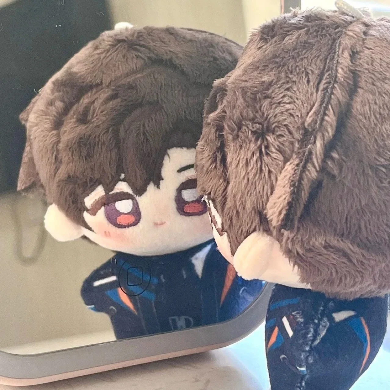 NEW Anime Love And Deepspace Caleb 10cm Cosplay 10cm Mini Starfish Body Plush Doll Pendant Stuffed Toys Holiday Gift