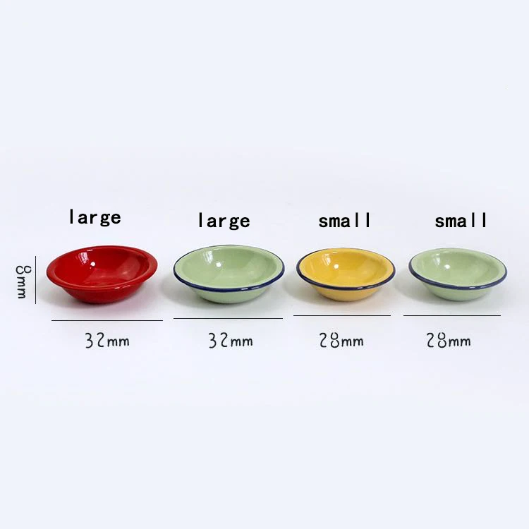 1:12 Dollhouse Miniatures Items Mini Glass Bowl/Plate Miniature Food Play Scene Decoration Model Kitchen Furniture Accessories