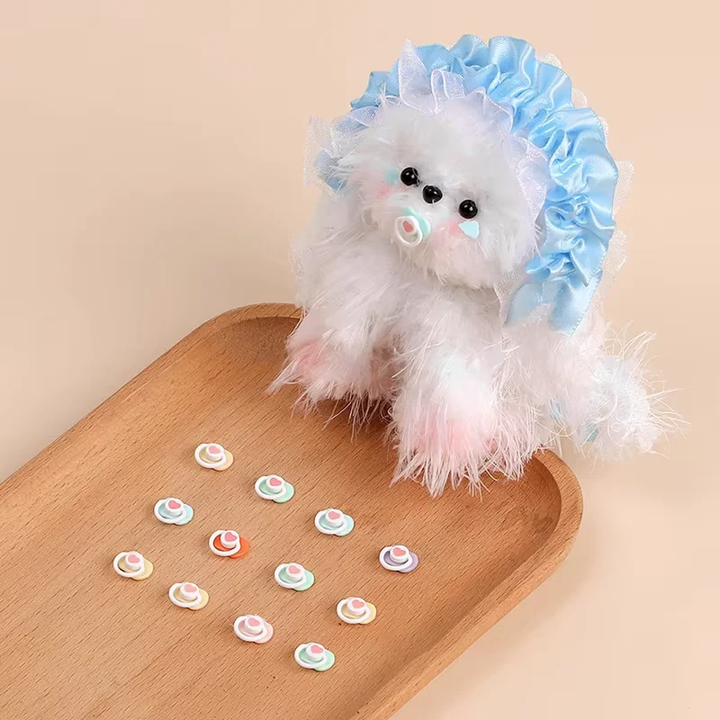 Lovely Mini Doll Pacifier Play House Supplies Dummy Nipples For Doll Baby Dolls Kids Toy Baby Pacifier Accessories