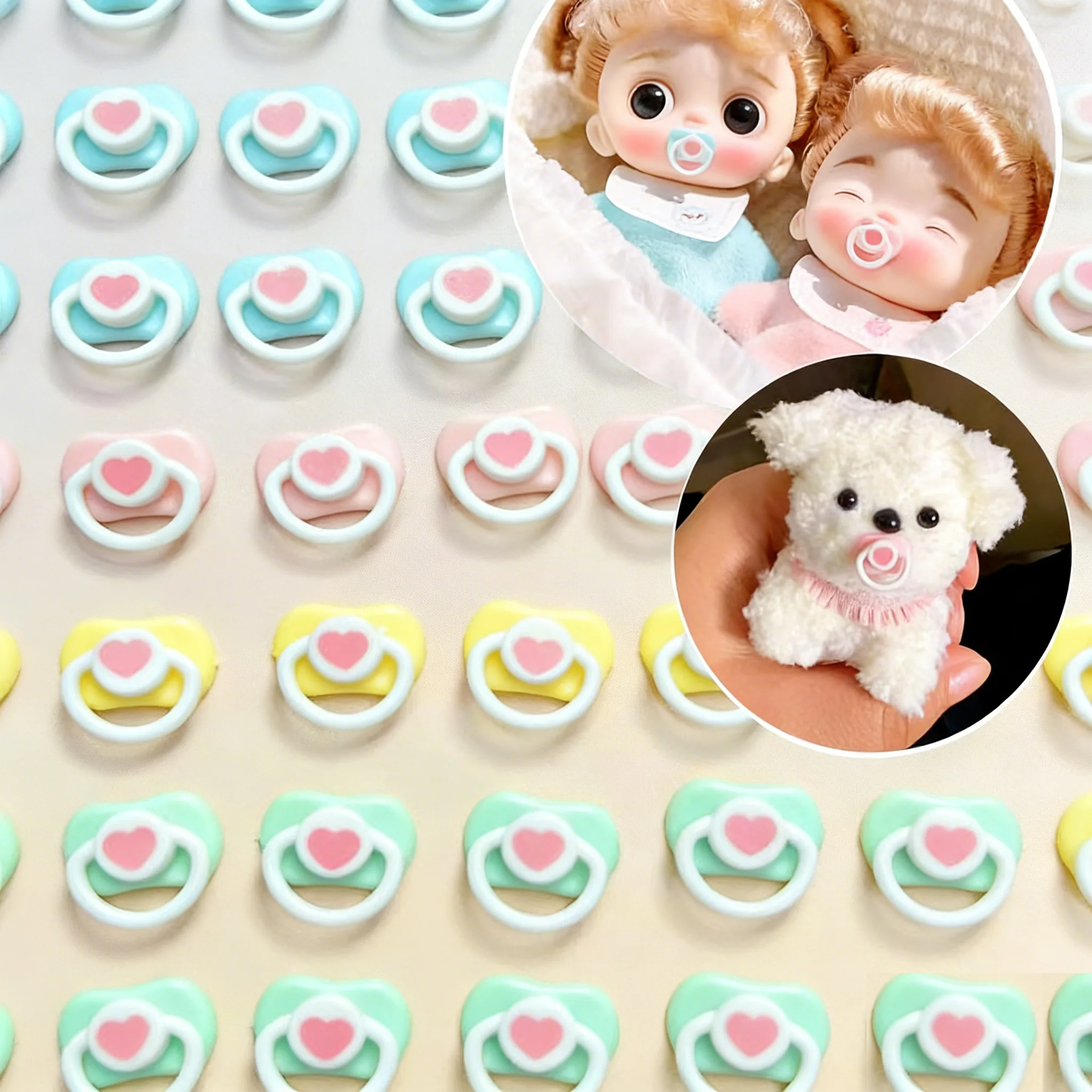 Lovely Mini Doll Pacifier Play House Supplies Dummy Nipples For Doll Baby Dolls Kids Toy Baby Pacifier Accessories