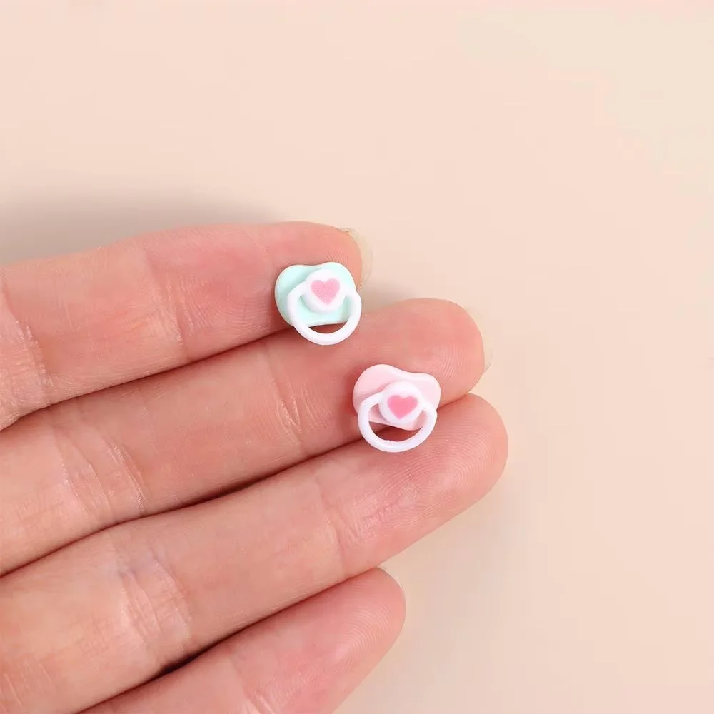 Lovely Mini Doll Pacifier Play House Supplies Dummy Nipples For Doll Baby Dolls Kids Toy Baby Pacifier Accessories