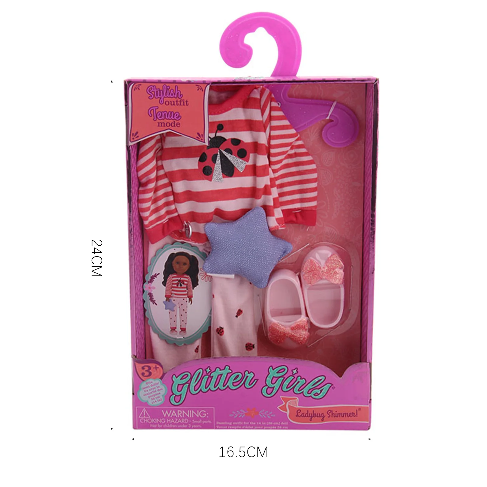 Pretty Doll Clothes gift box Accessories For Paola Reina & 14.5 Inch Wellie Wishers Doll 1/6 BJD,Toy For Girls,Christmas Gift