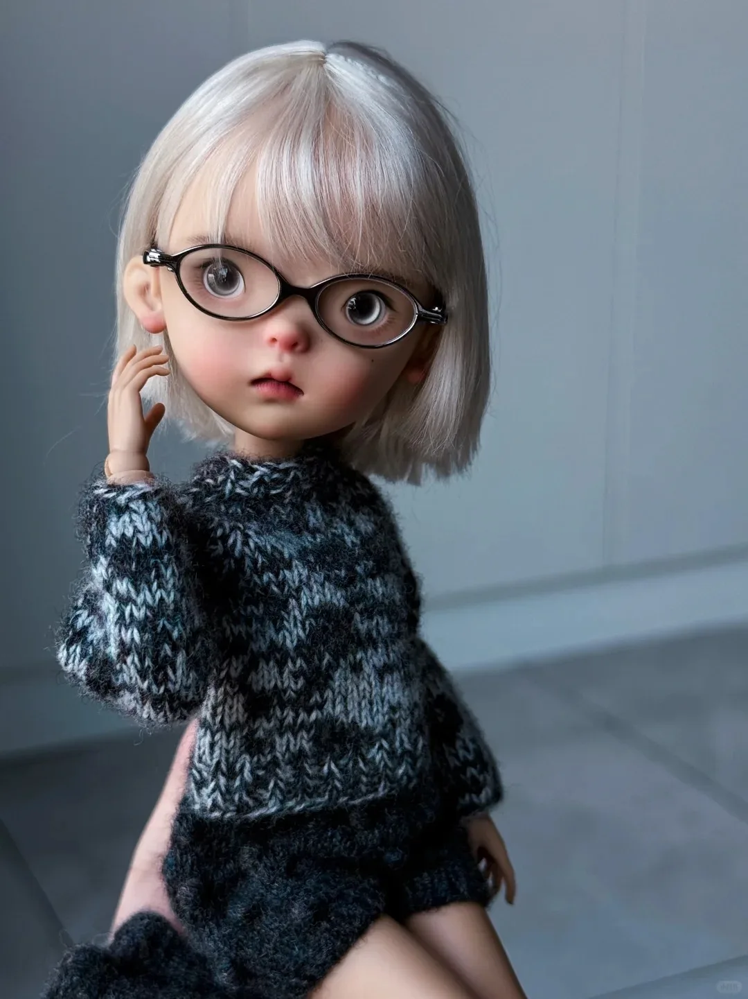 New SD BJD Doll 1/6 26cm Bailu White Dew Resin Toy Model perfect spot makeup for girls, free shipping