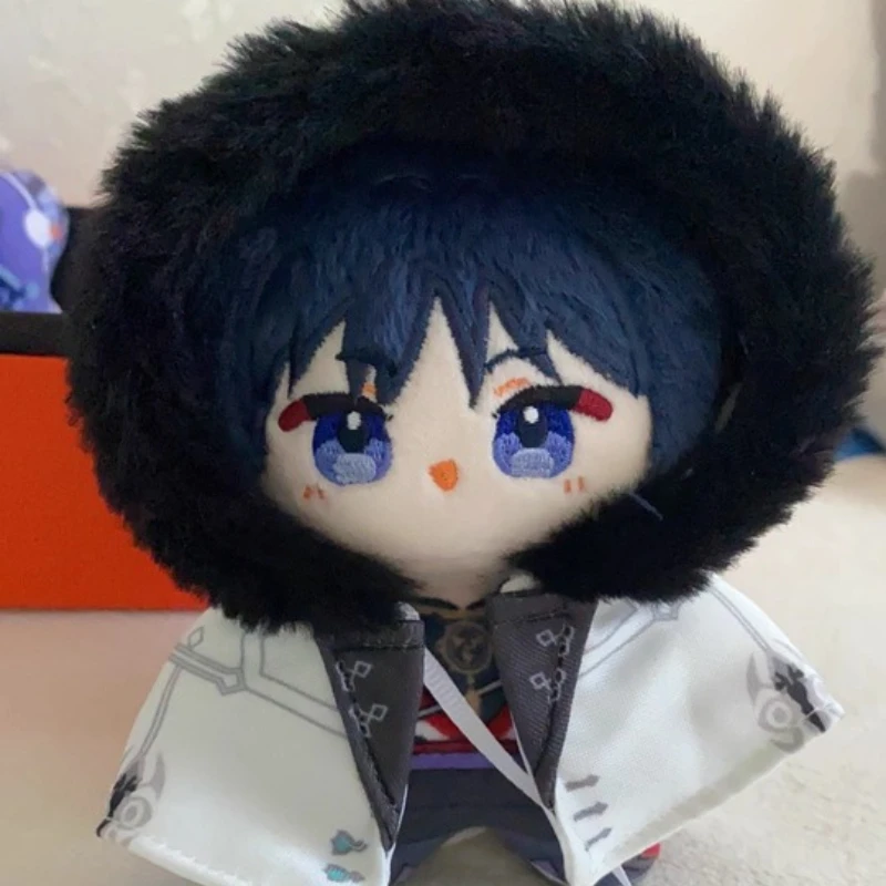 12cm Anime Game Genshin Impact Wanderer Kawaii Cosplay Cotton Doll Starfish Body Pendant Soft Plushies Keychain Toy Figures Gift