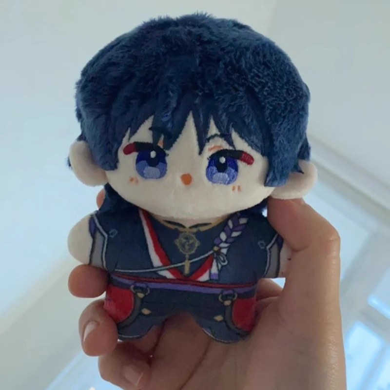 12cm Anime Game Genshin Impact Wanderer Kawaii Cosplay Cotton Doll Starfish Body Pendant Soft Plushies Keychain Toy Figures Gift