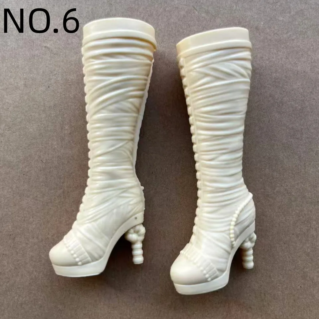 Colorful 1/6 Monster Doll Shoes Boots Sandals DIY Dressing Accessories Original Decor Personality Toy Parts for 12'' Dolls
