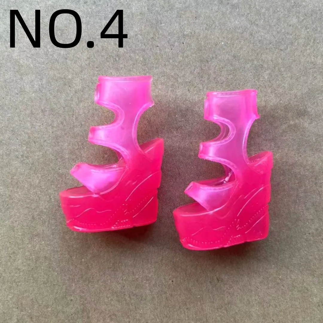 Colorful 1/6 Monster Doll Shoes Boots Sandals DIY Dressing Accessories Original Decor Personality Toy Parts for 12'' Dolls