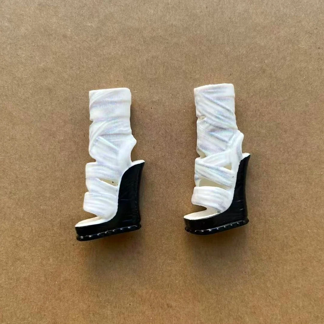 Colorful 1/6 Monster Doll Shoes Boots Sandals DIY Dressing Accessories Original Decor Personality Toy Parts for 12'' Dolls