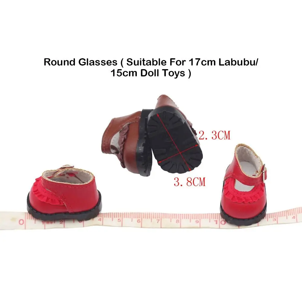 New 3.8*2.3cm Doll Shoes Hand-made Shoes Multiple Styles DIY lace Shoes Replacement Dolls Accessories for for V1 V2 Doll
