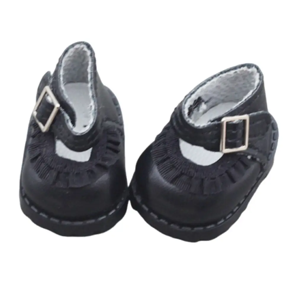 New 3.8*2.3cm Doll Shoes Hand-made Shoes Multiple Styles DIY lace Shoes Replacement Dolls Accessories for for V1 V2 Doll