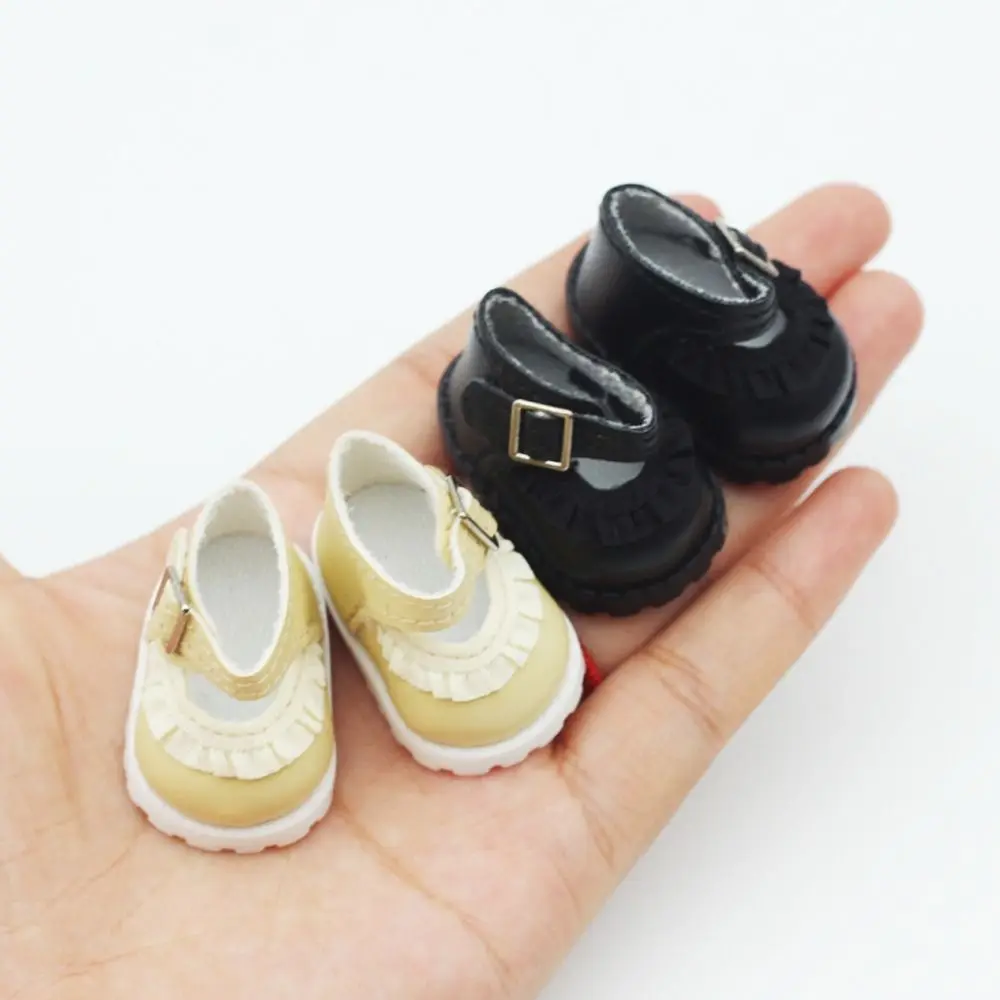 New 3.8*2.3cm Doll Shoes Hand-made Shoes Multiple Styles DIY lace Shoes Replacement Dolls Accessories for for V1 V2 Doll