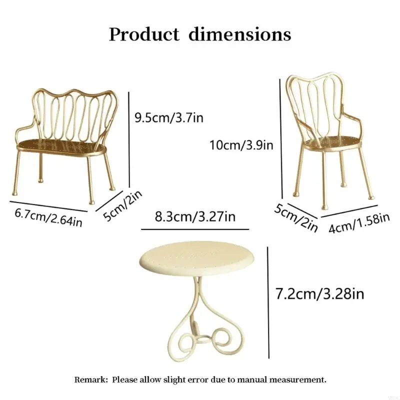 M89C Artistic Steel Imitation Dining Set for Childrens Creative Development