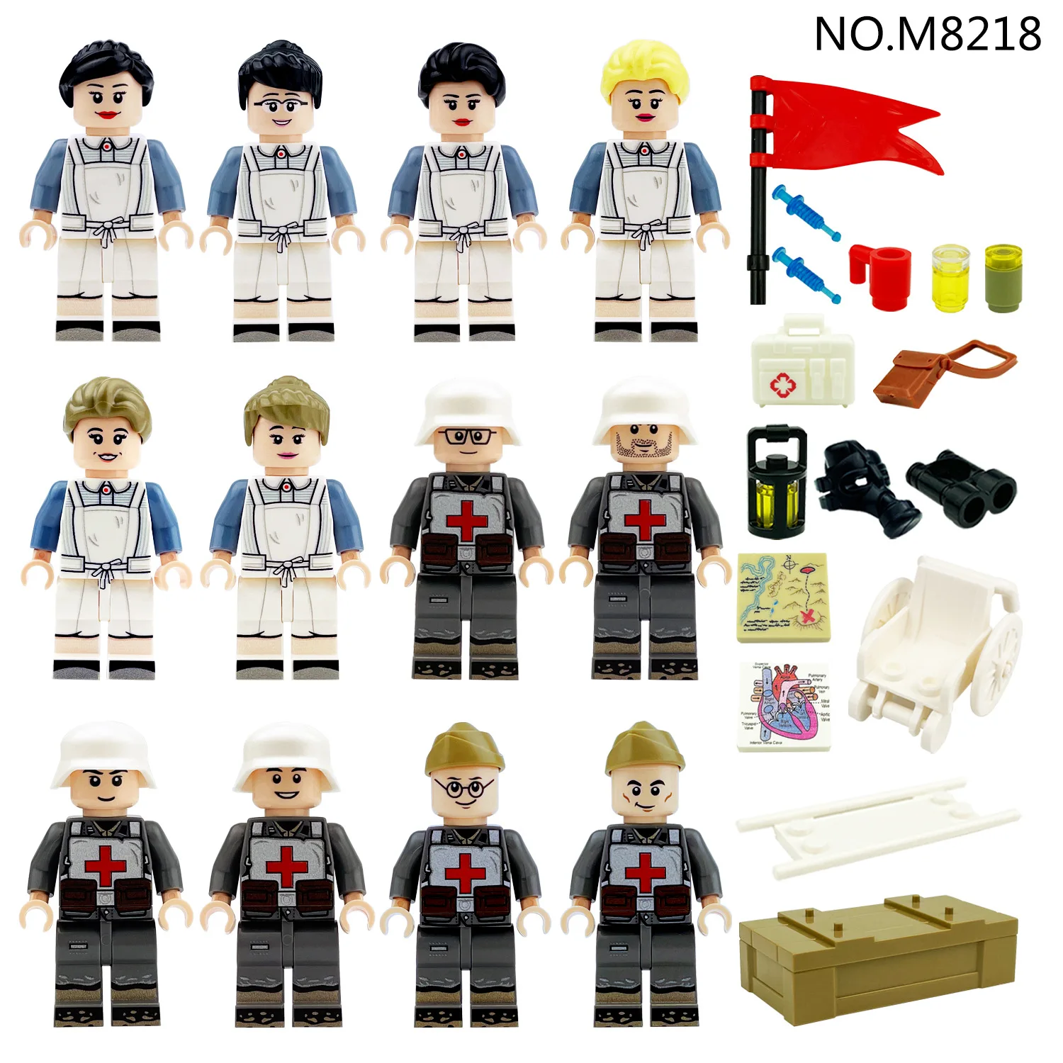 Building Blocks, Figureshumanoid Dolls, Toys, Mini Figures, Humanoid Dolls, Children's Toys, Birthday Gifts, Cartoon Characters.