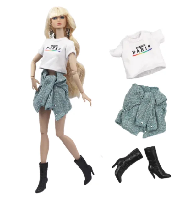 New styles clothes and dressess skirts suit coats for your BB FR dolls BBIKG735
