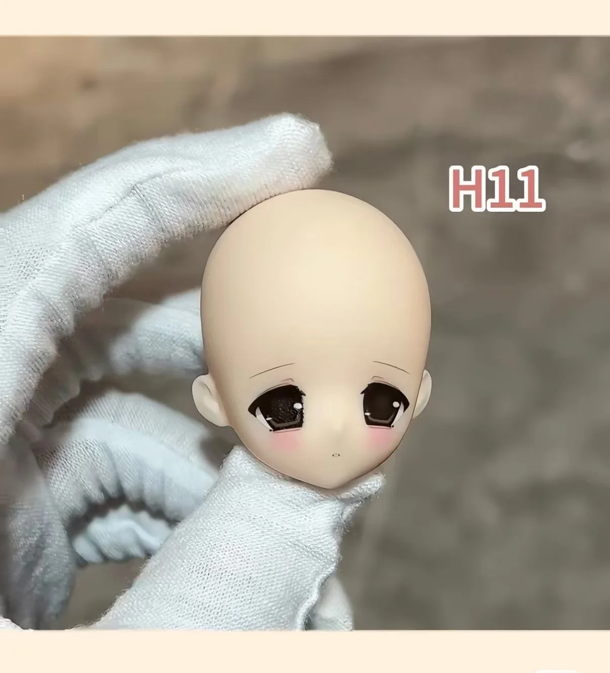 In Stock New BJD Doll Tiny Special 1/6 OB22 Removable Makeup Head Toy Gift Beautiful Face Girl High-Quality Only Head No Body