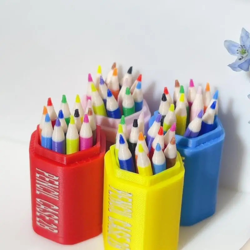10/12Pcs Kid Pretend Play Toy Dollhouse Miniature Colored Pen Mini Pencil School Supplies Model Doll House Accessories【AliS8】