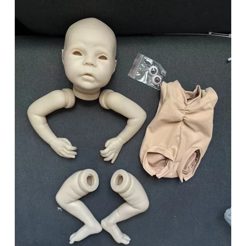 Blank Unpainted Reborn Baby Doll Kit Mayven 19 Inch 48cm DIY Doll Components for Doll Artists