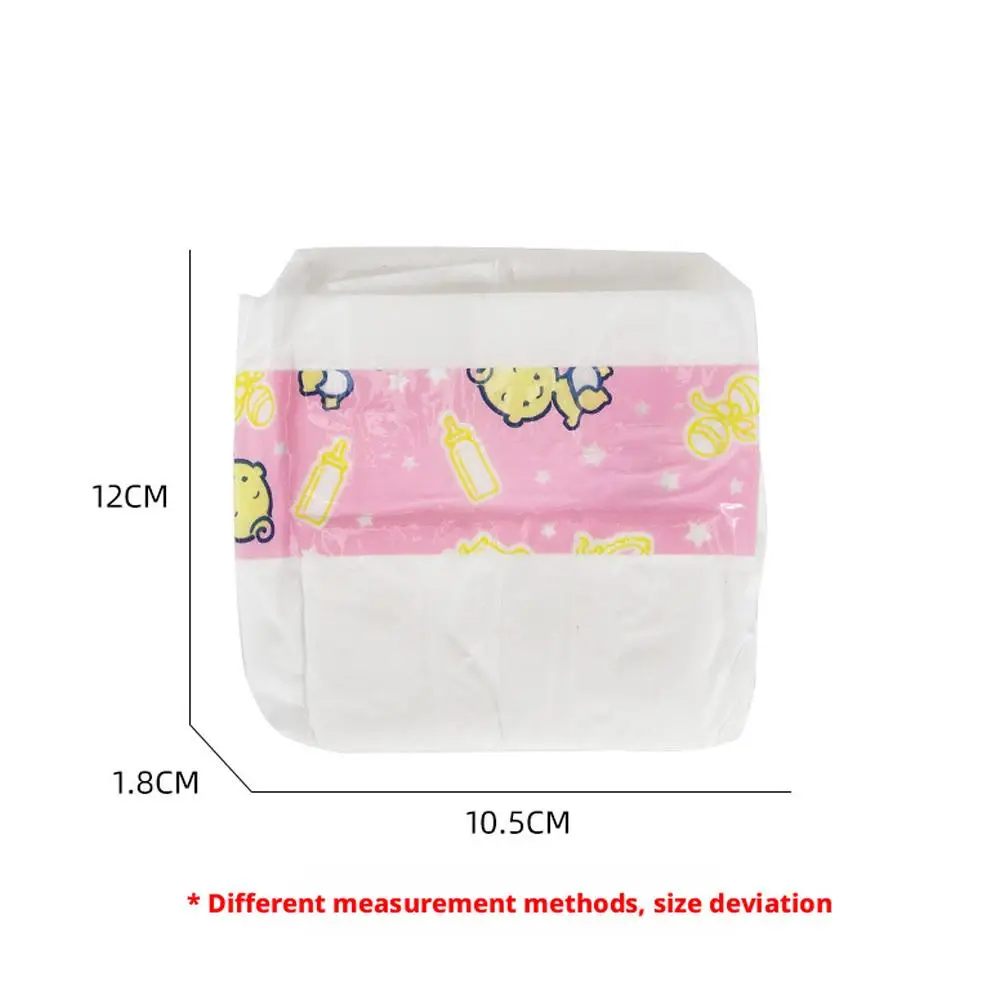 10pcs Diapers Baby Dolls Play House Diapers For 14-18 Inch Bebe Doll Accessories Toy Child Toy Gift Baby Dolls Decorate
