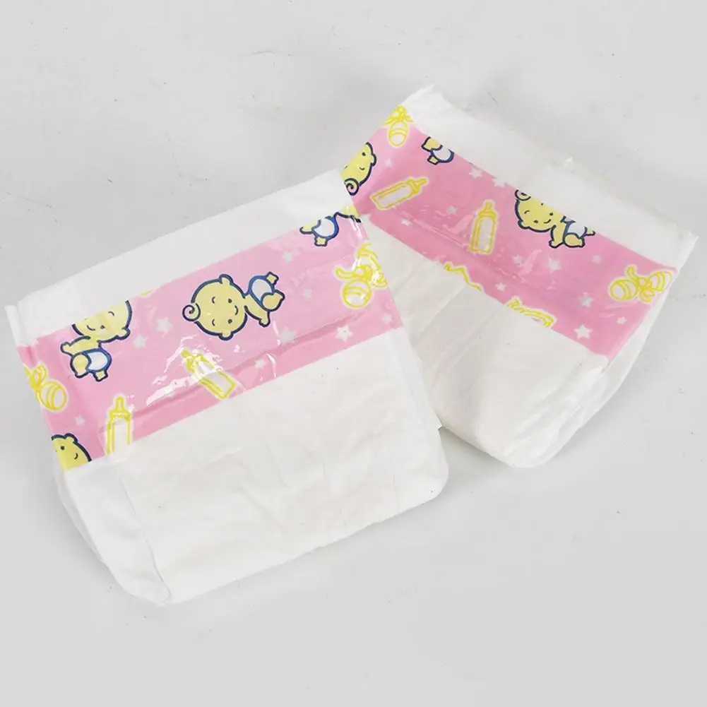 10pcs Diapers Baby Dolls Play House Diapers For 14-18 Inch Bebe Doll Accessories Toy Child Toy Gift Baby Dolls Decorate