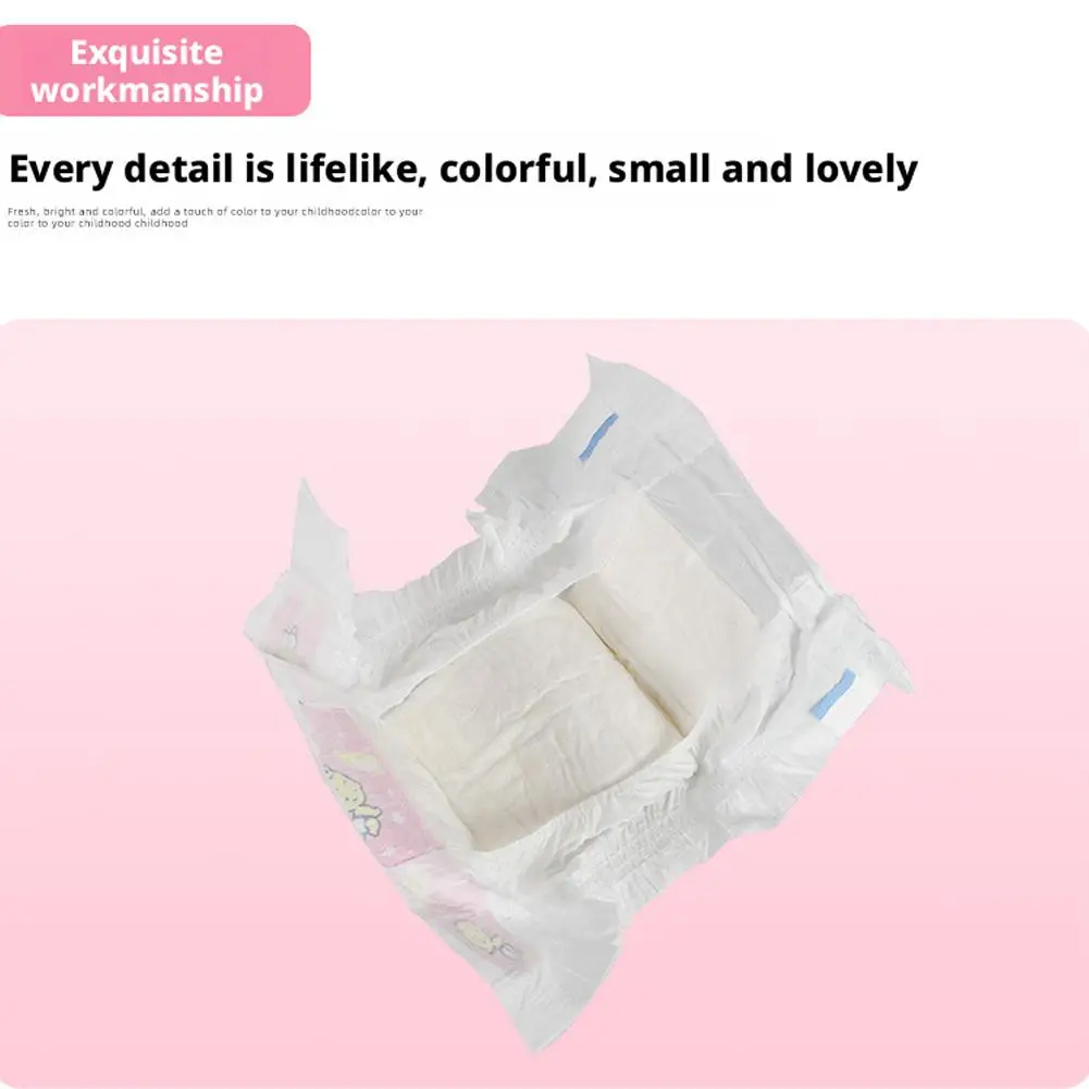 10pcs Diapers Baby Dolls Play House Diapers For 14-18 Inch Bebe Doll Accessories Toy Child Toy Gift Baby Dolls Decorate
