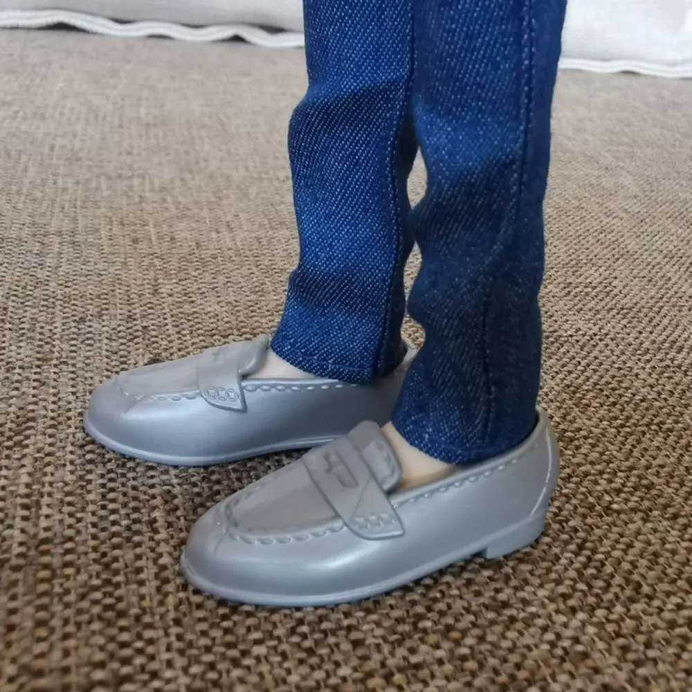 New Fashion Prince Male Doll Shoes Multistyles Plastic Kids Doll Shoes Doll Decors Parts for Ken Dolls for 1/6 Male Doll