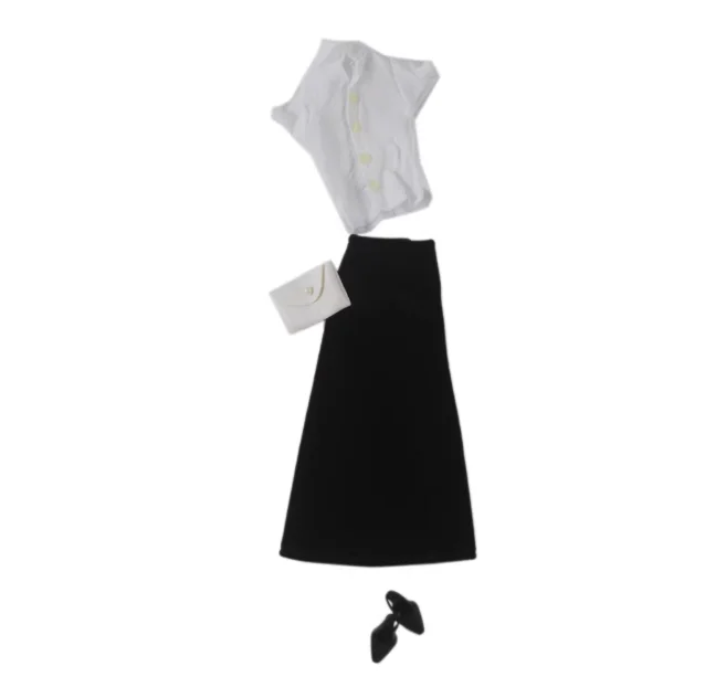 New style Toy accessories pink pretty dress clothes for 1/6 Scale BB FR Dolls